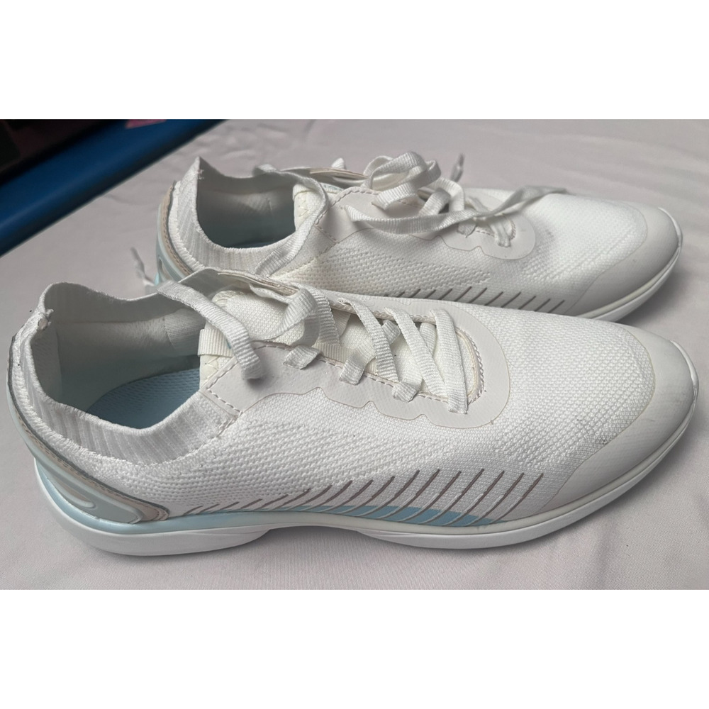 Vionic Womens Sz 9 Embolden Sneaker Masrhmallow/Semolin Supportive Walking Shoe